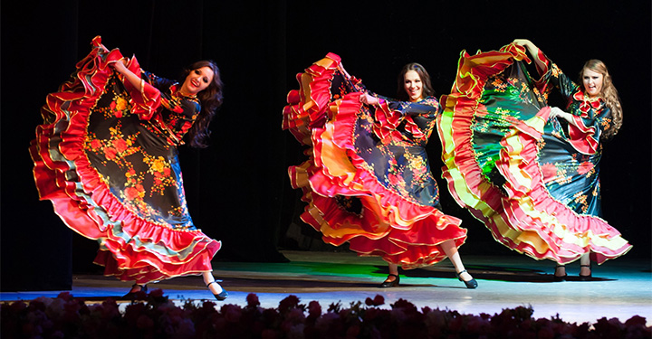 Цыганский танец: юбка